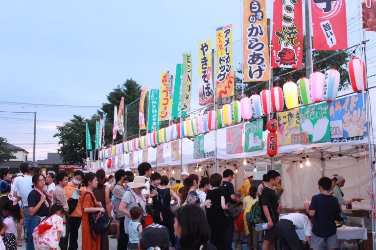 祭り翌日の片付け